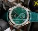 Copy IWC Schaffhausen Portuguese Green Dial Green Leather Watch 40MM (1)_th.jpg